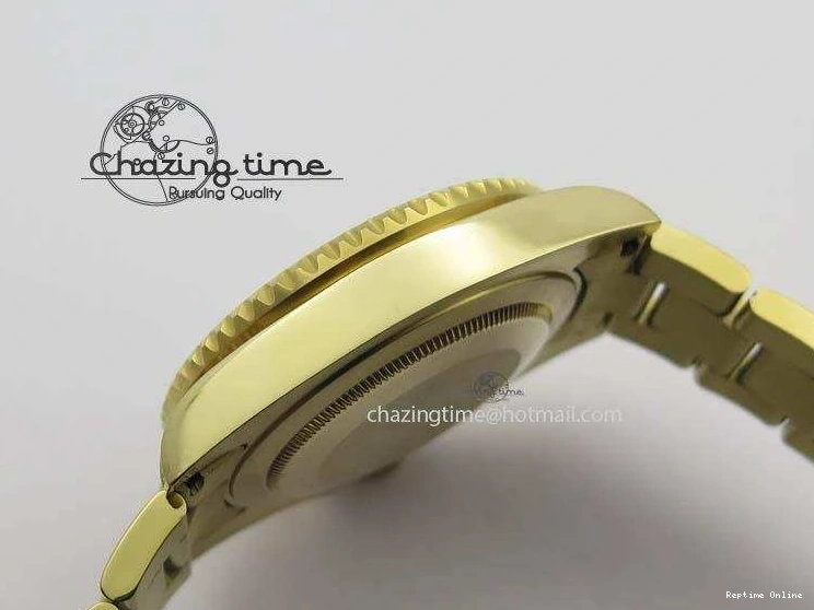 0414 GMT-Master II 116759 YG Bp-Maker Blue Ruby Crystal Bezel Black Dial On YG Bracelet A NewStyle 3775